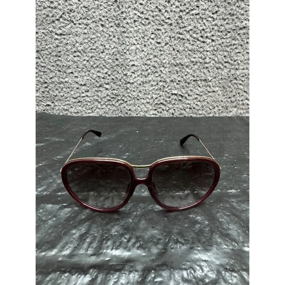 Tom Ford Faye TF281 71T Oversized Sunglasses Brown Gold Mens 61-16 130 Italy